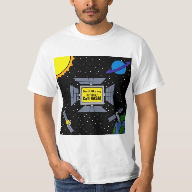 Camiseta Espaçado para fora 1 (Frente)