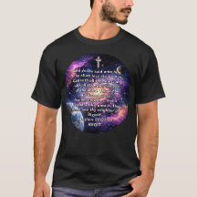 Camiseta Espacial com Versículo Bíblico dos Dois G