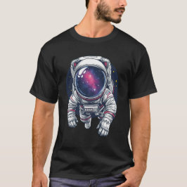 Camiseta Espacial do Astronauta Gato