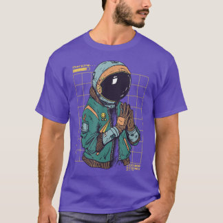 Camiseta Espacial Espacial do Cosmonaut Astronauta
