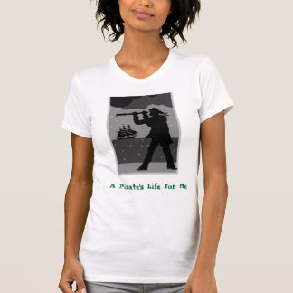 Camiseta Espaço, a vida de um pirata para mim