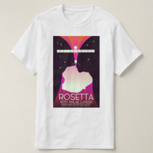 Camiseta Espaço art. do Lander de Rosetta & de Philae