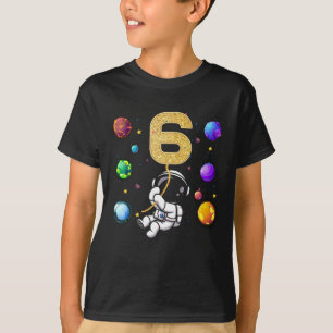Camiseta Espaço: Astronauta dos Planetas de Astronauta da 6