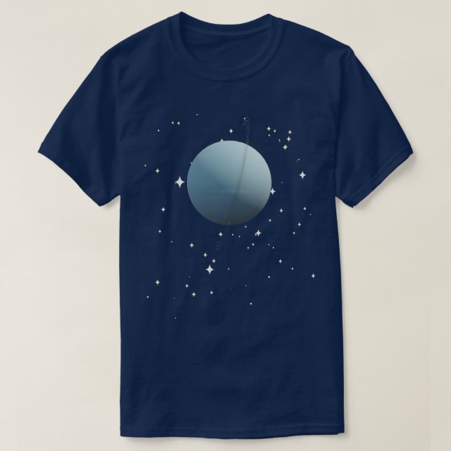 Camiseta Espaço Astronômico do Sistema Solar do Planeta UrP (Frente do Design)