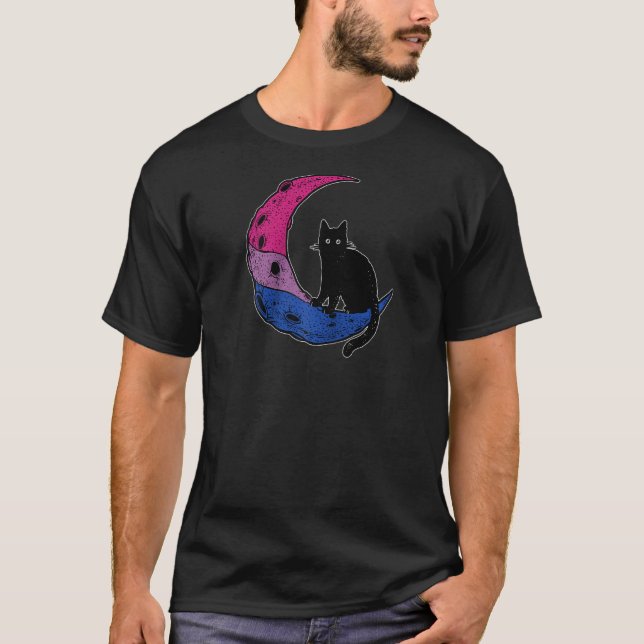 Camiseta Espaço da Lua Bissexual Gbt Gay Orgulho Wi (Frente)