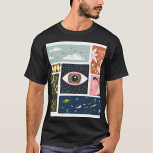 Camiseta Espaço de Natureza em Quadrinhos: Ilustração do Ou