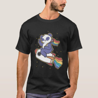 Camiseta Espaço de Panda Lgbtq