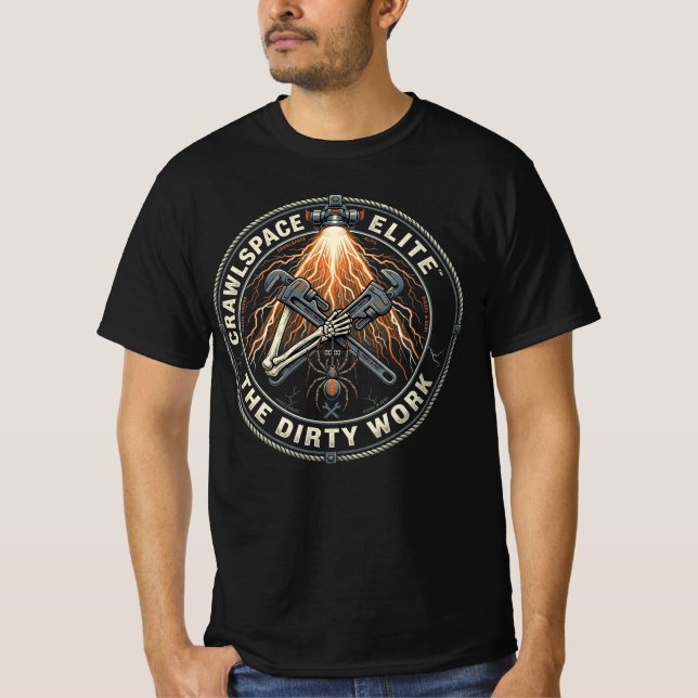 Camiseta Espaço de Rastejamento Elite Presente para Encanad (Frente)