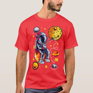 Camiseta Espaço do Astronauta de Pesca