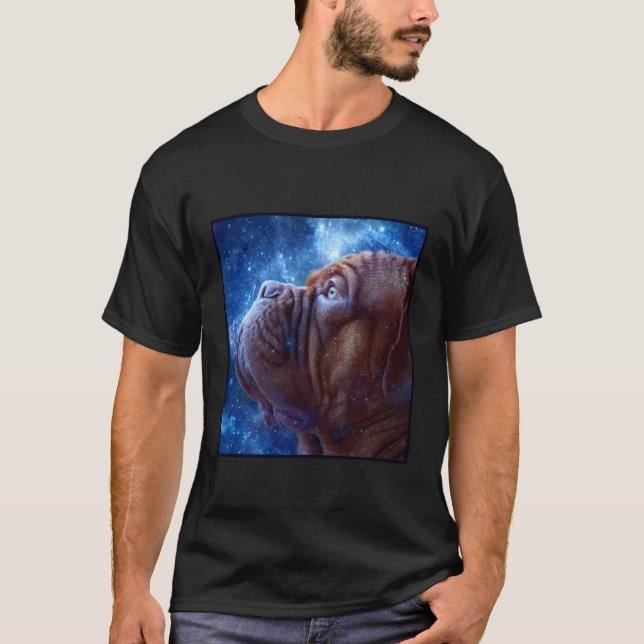 Camiseta Espaço do Dogue de Bordeaux (Frente)