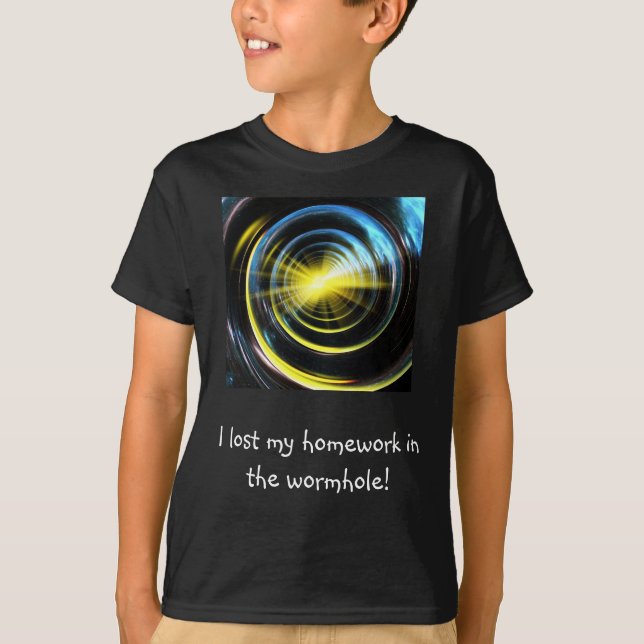 Camiseta Espaço do wormhole (Frente)
