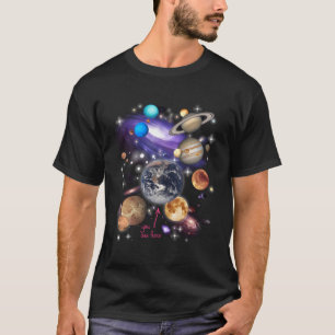Camiseta Espaço dos Planetas do Sistema Solar
