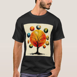 Camiseta Espaço e a natureza mística