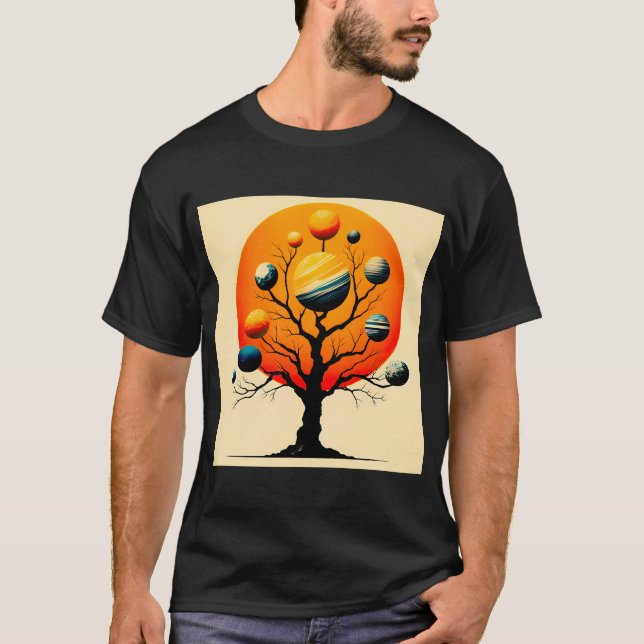 Camiseta Espaço e a natureza Mística #1 (Frente)