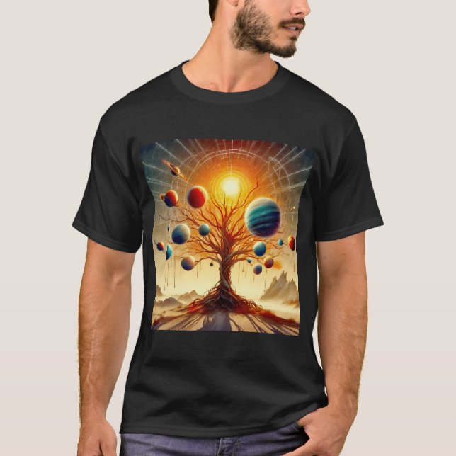 Camiseta Espaço e a natureza Mística #3 (Frente)