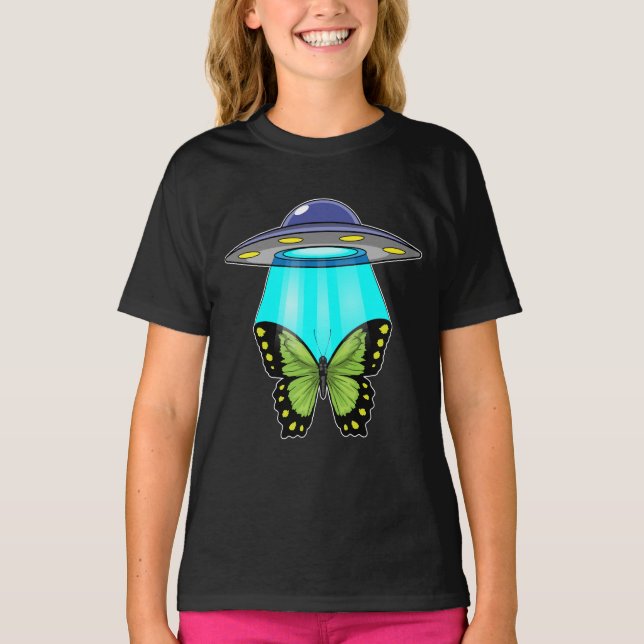 Camiseta Espaço Espacial da Borboleta (Frente)