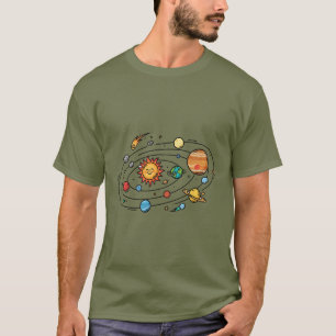 Camiseta Espaço Estética Galáxia Còsmica Estrelas