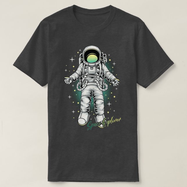 Camiseta Espaço Explorer nº 2 (Frente do Design)