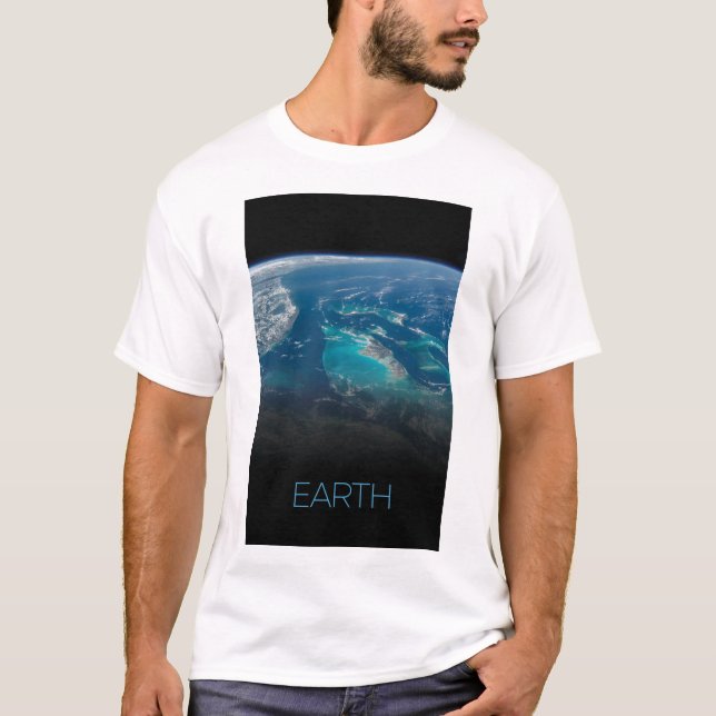 Camiseta Espaço Exterior, Cosmos, Sistema Solar, Planeta Te (Frente)