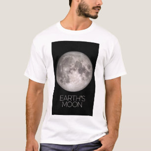 Camiseta Espaço Exterior, Galáxia, Sistema Solar, Lua da Te