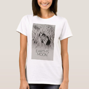 Camiseta Espaço Exterior, Galáxia, Sistema Solar, Lua da Te