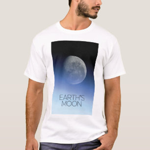 Camiseta Espaço Exterior, Galáxia, Sistema Solar, Lua da Te