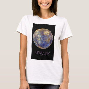 Camiseta Espaço Exterior, Galáxia, Sistema Solar, Mercúrio