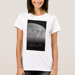 Camiseta Espaço Exterior, Galáxia, Sistema Solar, Mercúrio