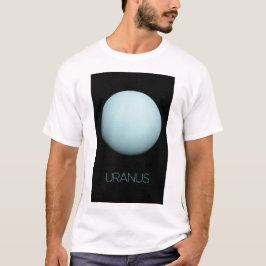 Camiseta Espaço Exterior, Galáxia, Sistema Solar, Urano Pla