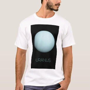 Camiseta Espaço Exterior, Galáxia, Sistema Solar, Urano Pla