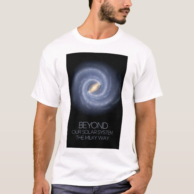 Camiseta Espaço Exterior, Galáxia, Via Látea, Cosmos, Unive (Frente)