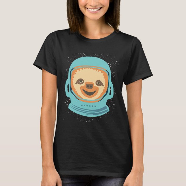 Camiseta Espaço Exterior Sloth Nap Lpreguiçoso 14 (Frente)