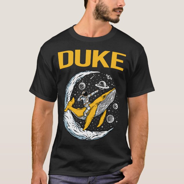Camiseta Espaço Feliz - Nome Duke (Frente)