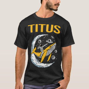 Camiseta Espaço Feliz - Nome Titus