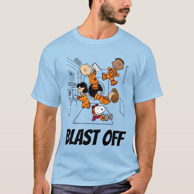 Camiseta ESPAÇO | Jogo amendoim no espaço (Frente)