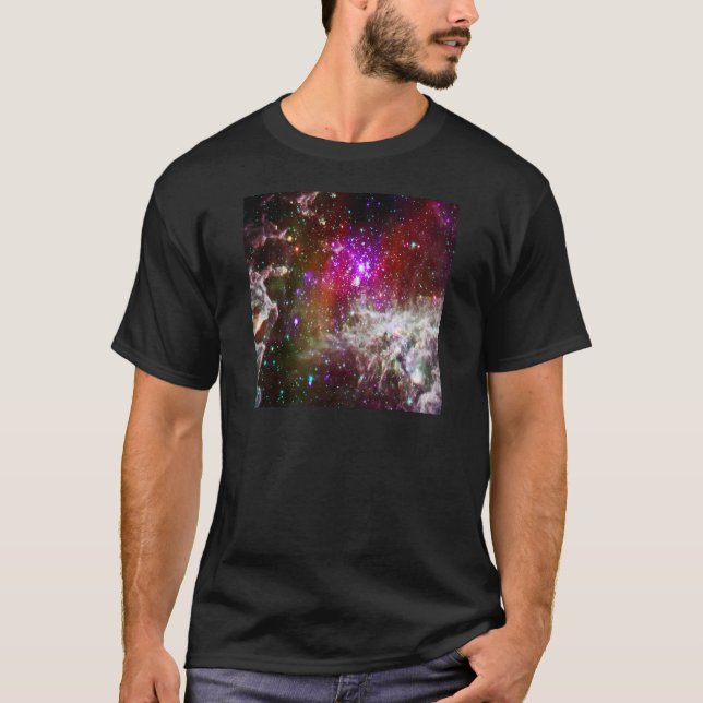 Camiseta Espaço - Nebulosa Pacman (Frente)