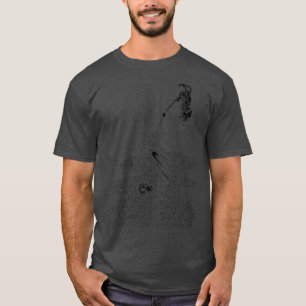 Camiseta Espaço no vácuo do astronauta espacial