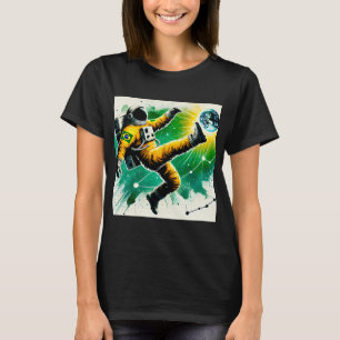 Camiseta Espaço o campo final Astronauta Brasileiro#2