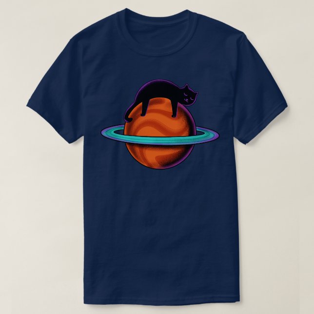 Camiseta Espaço para dormir de gato (Frente do Design)