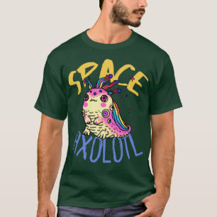 Camiseta Espaço Psicodélico Crazado Axolotl Trabalho de art
