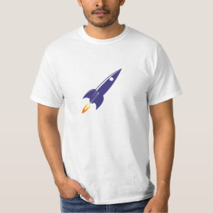 Camiseta Espaço Rocket dos desenhos animados