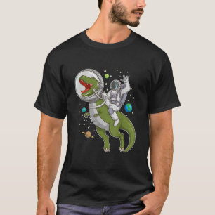 Camiseta Espaço T-Rex Astro do Dinossauro Astrado do Astron