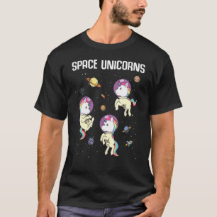 Camiseta Espaço Unicorns Astronauta Planeta Unicórnio 1