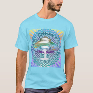 Camiseta Espaçonave de Carro Alien Outra 
