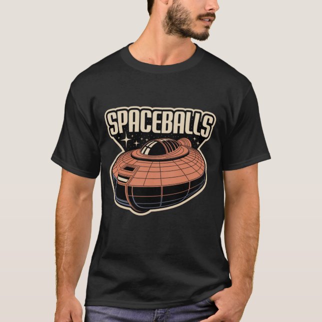 Camiseta espaçonave retrógrada SPACEBALLS (Frente)