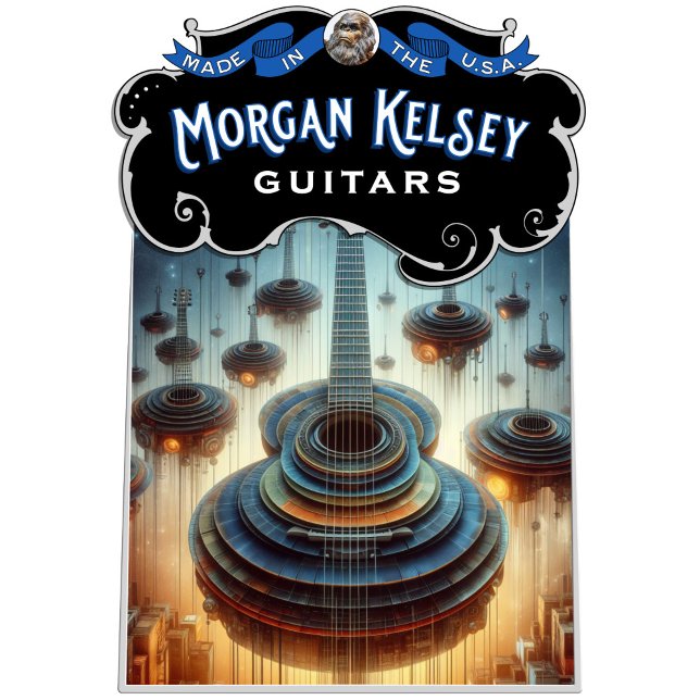 Camiseta Espaçonaves de guitarra descem do céu (Criador carregado)