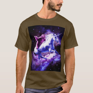 Camiseta Espaçonete Andando No Unicórnio