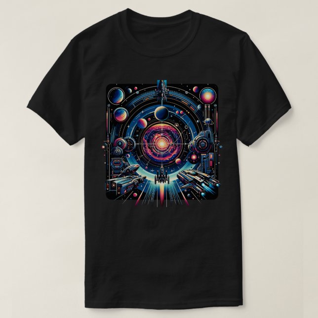 Camiseta Espaços (Frente do Design)