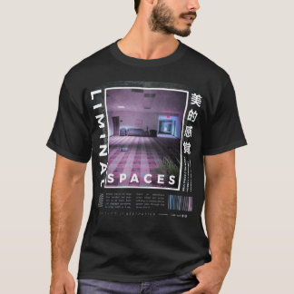 Camiseta Espaços Liminais Retroativos 80s e 90s Vaporwave E