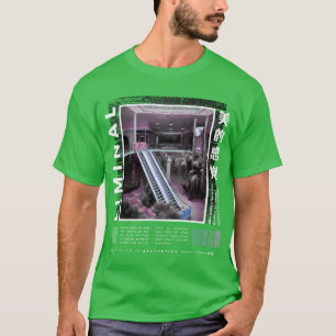 Camiseta Espaços Liminares Estética Vaporwave Kawaii Pastel